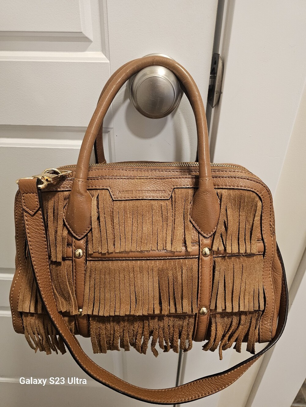 Aimee Kestenberg brown Suede Bag